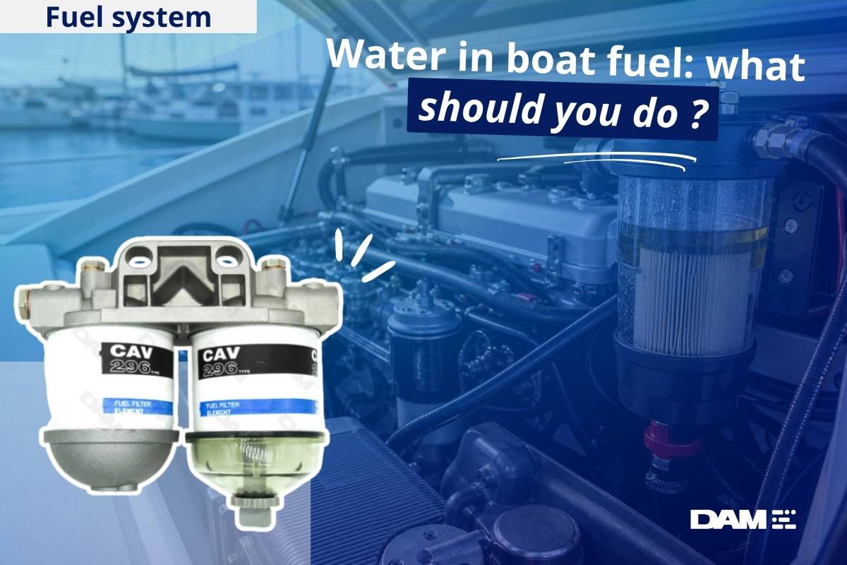Water in my boat fuel: what should I do?